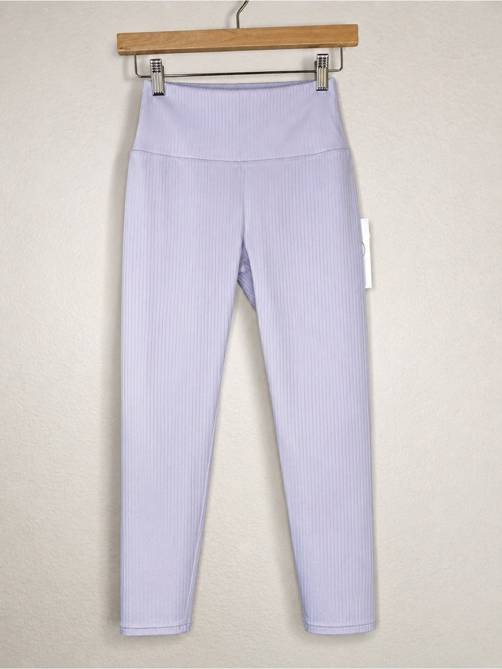 NWT Vuori Inversion Rib Legging Lavender Ice S High Rise Yoga VW4134 - Picture 3 of 12